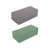 Floral Foam Blocks for Dry Wet Artificial Flower Arrangements Florist Supplies - Wet 2PCS - Front View