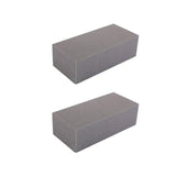Floral Foam Blocks for Dry Wet Artificial Flower Arrangements Florist Supplies - Wet 2PCS - Rear View