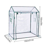 Plant Greenhouse Cover Clear Gardening Shelter Rainproof Tent Flower Shed House - Side View