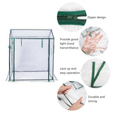 Plant Greenhouse Cover Clear Gardening Shelter Rainproof Tent Flower Shed House - 45-Degree Angle