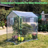 Plant Greenhouse Cover Clear Gardening Shelter Rainproof Tent Flower Shed House - Low Angle