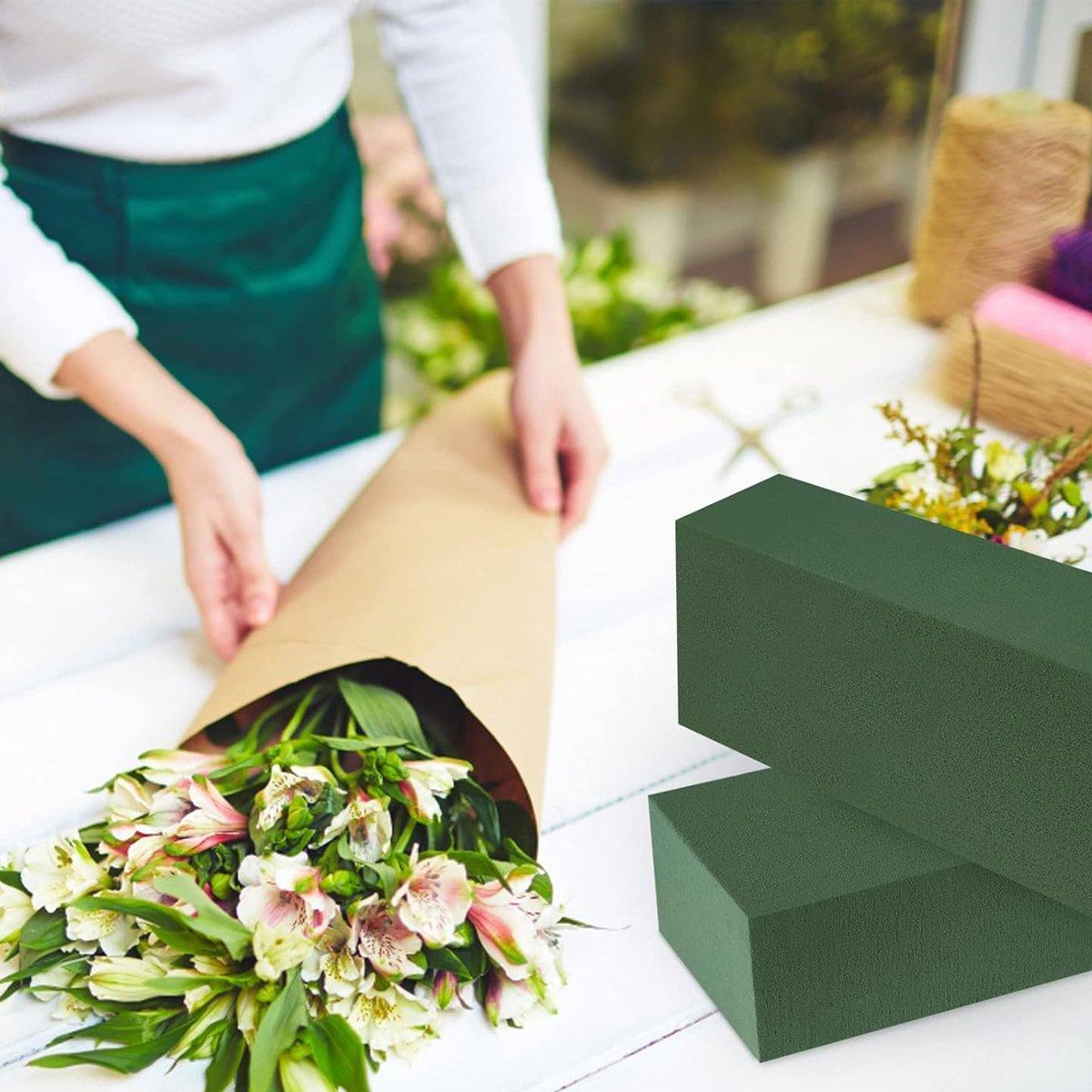 Floral Foam Blocks for Dry Wet Artificial Flower Arrangements Florist Supplies - Dry 2PCS