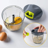Garlic Press Chopper Slicer Hand Presser Grinder Crusher Home Kitchen Tools Use - 1000ml - Extra Image