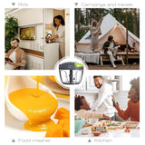 Garlic Press Chopper Slicer Hand Presser Grinder Crusher Home Kitchen Tools Use - 600ml - Extra Image