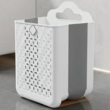 Household Foldable Dirty Clothes Basket Wall Mounted for Bathroom Storage - Extra Image
