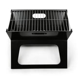Grillz BBQ Grill Charcoal Smoker Outdoor Portable Camping Folding Steel Barbecue - Extra Image