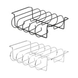 Barbecue Grill Net Outdoor BBQ Rack Cooking Basket Baking Tool Picnic Camping - Silver - Front View