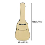 41Inch Wood Guitar Bag Basic Model 5MM Thick Cotton Double Strap Soft Guitar Bag