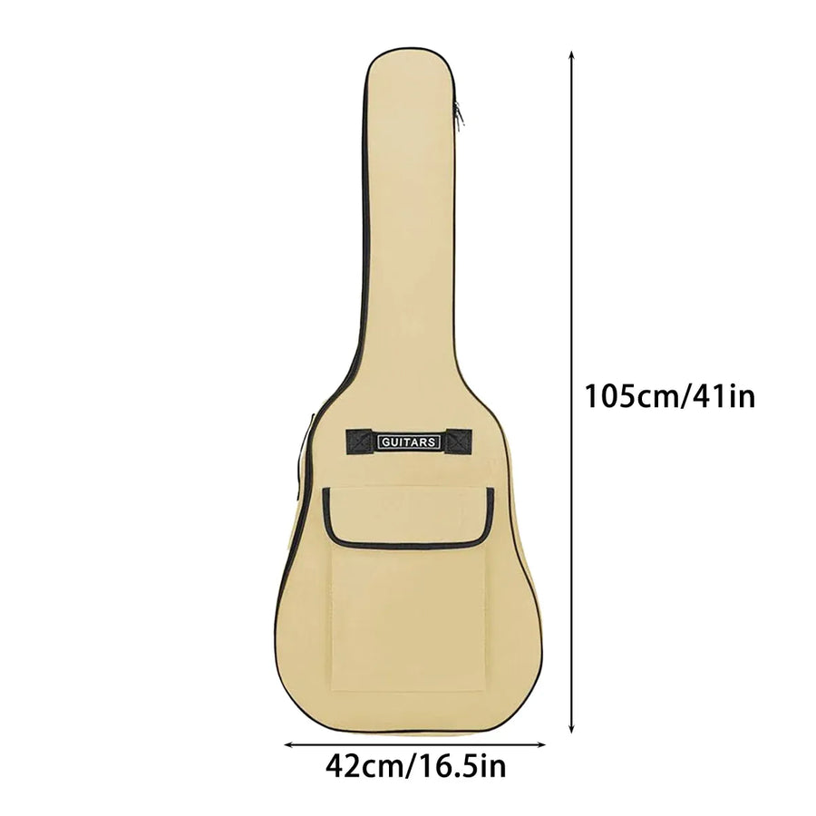 41Inch Wood Guitar Bag Basic Model 5MM Thick Cotton Double Strap Soft Guitar Bag