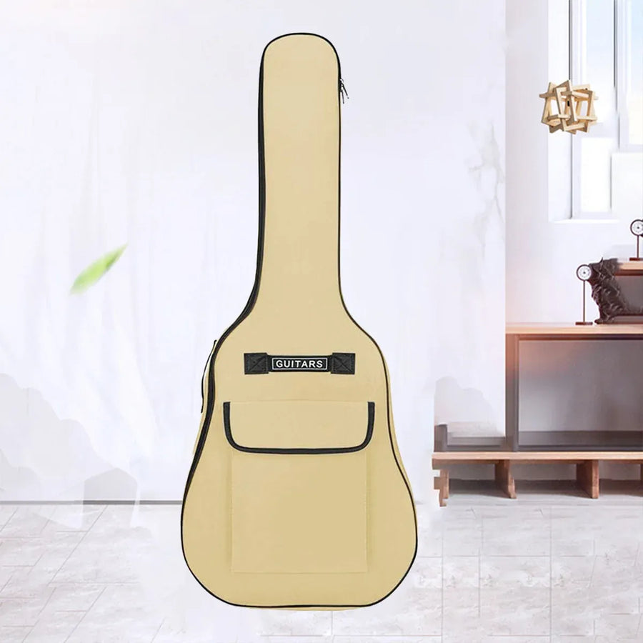 41Inch Wood Guitar Bag Basic Model 5MM Thick Cotton Double Strap Soft Guitar Bag
