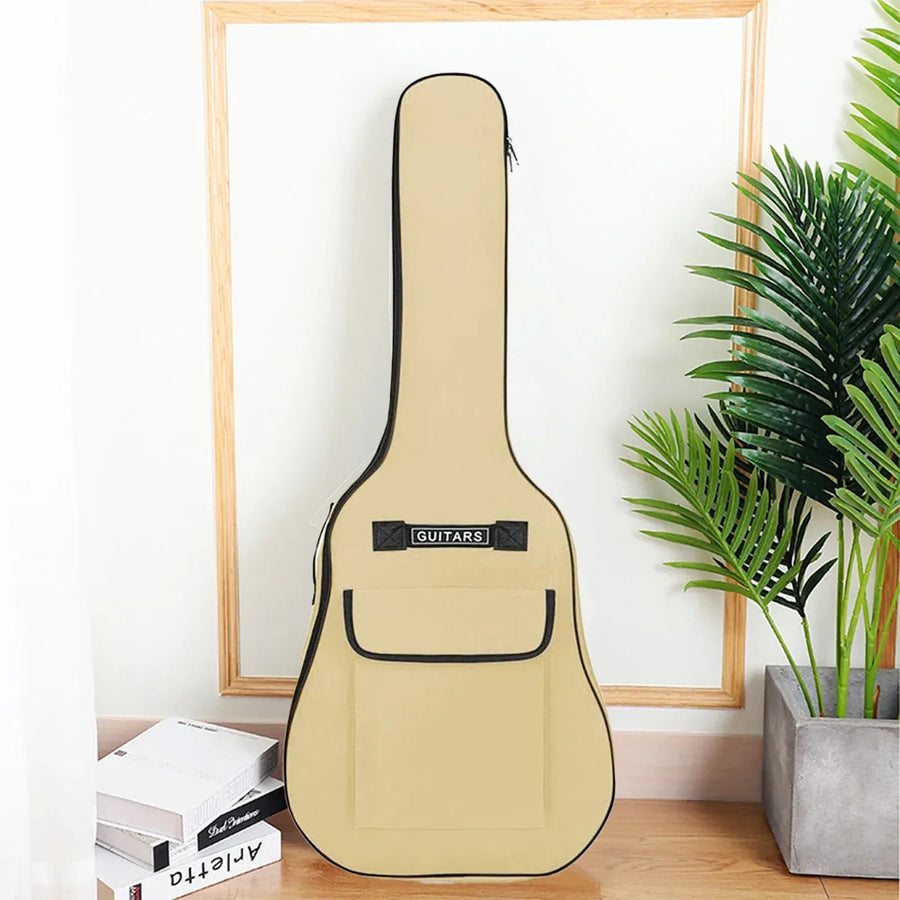41Inch Wood Guitar Bag Basic Model 5MM Thick Cotton Double Strap Soft Guitar Bag
