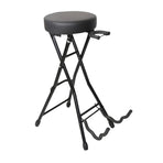 Folding Guitar Stool With Stand Suitable for Acoustic Electric Guitar Performance