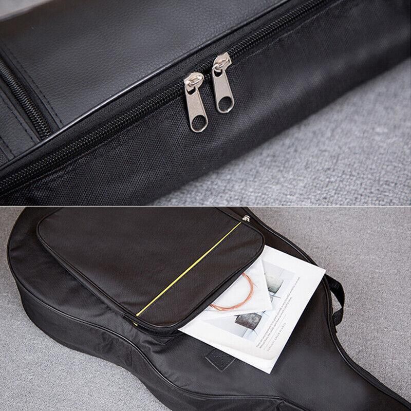 41 Inch Acoustic Guitar Bag Waterproof Oxford Soft Case with Backpack Straps