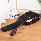41 Inch Acoustic Guitar Bag Waterproof Oxford Soft Case with Backpack Straps - 45-Degree Angle