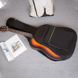 41 Inch Acoustic Guitar Bag Waterproof Oxford Soft Case with Backpack Straps
