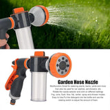 High Pressure Foam Spray Nozzle 8 Mode Garden Hose Car Wash Cleaning Tool - Extra Image