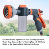 High Pressure Foam Spray Nozzle 8 Mode Garden Hose Car Wash Cleaning Tool - Extra Image
