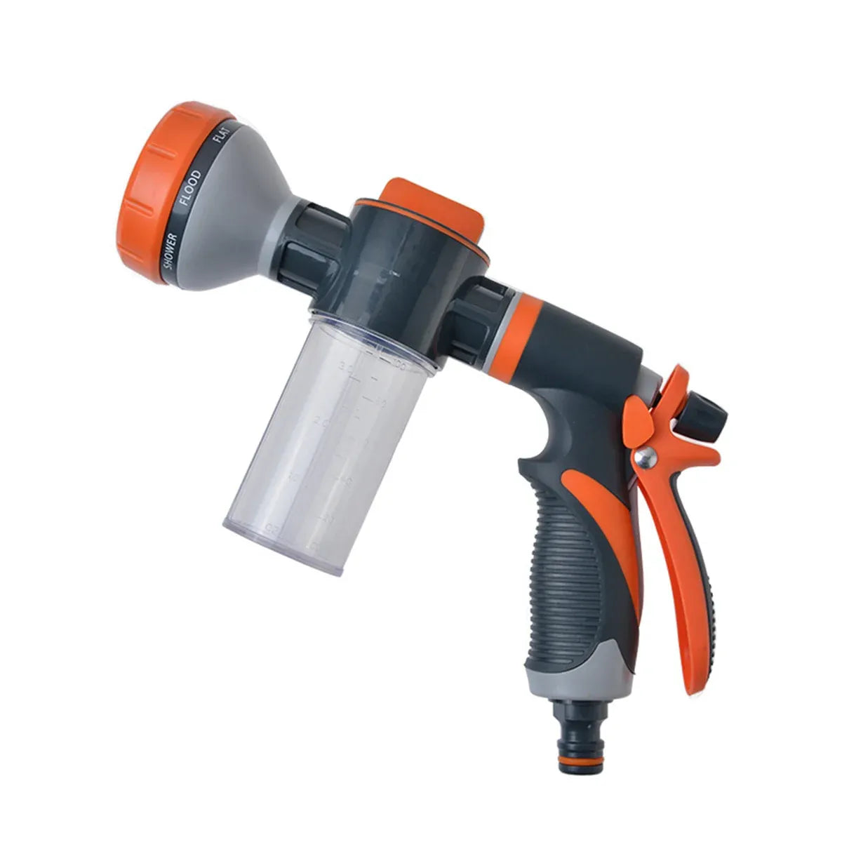 High Pressure Foam Spray Nozzle 8 Mode Garden Hose Car Wash Cleaning Tool