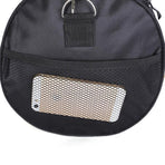 Gym Duffle Bag Waterproof Taekwondo Travel Duffel Bag Outdoor Large Size Black - Black+Siver