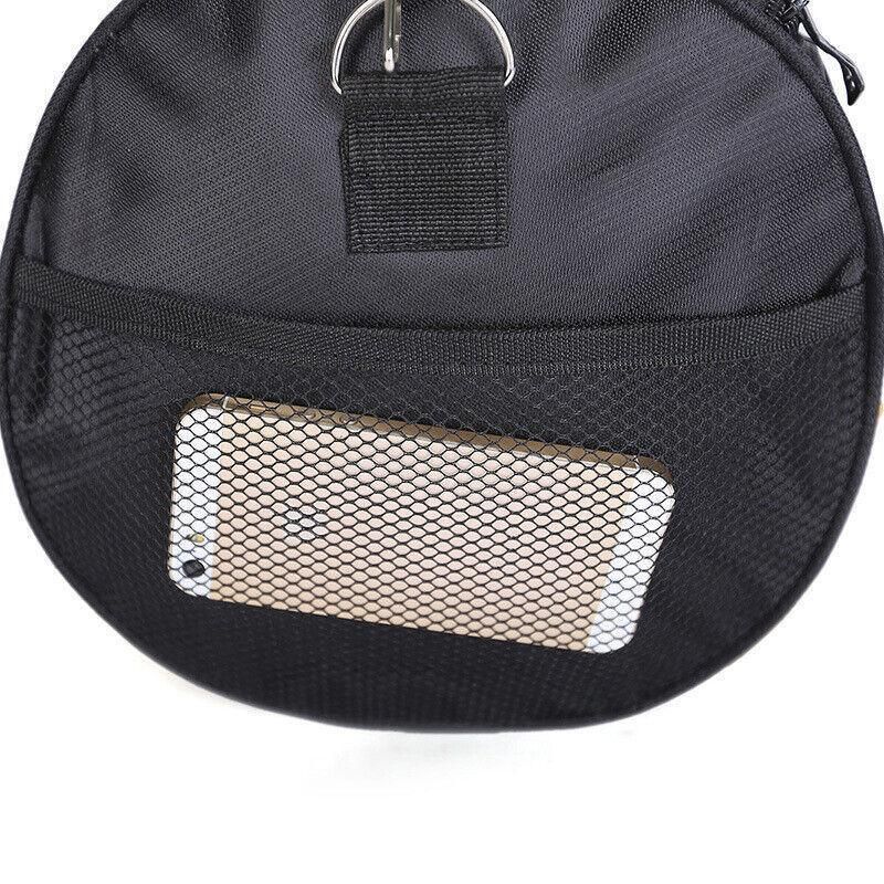 Gym Duffle Bag Waterproof Taekwondo Travel Duffel Bag Outdoor Large Size Black - Black+Siver