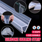 Sealing Strip Windproof Silica Gel Strip for Glass Doors Windows Anti Collision - 0.6cm x 100cm