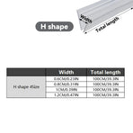 Sealing Strip Windproof Silica Gel Strip for Glass Doors Windows Anti Collision - 0.6cm x 100cm