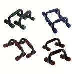 H Shaped Push Up Bars Home Fitness Equipment for Chest Arm Shoulder Training - Orange