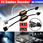 2PCS H4 CANBUS LED Headlight Decoder Anti Flicker Error Canceller Load Resistor