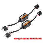2PCS H4 CANBUS LED Headlight Decoder Anti Flicker Error Canceller Load Resistor
