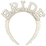 Elegant Bride Pearl Headband Bridal Hair Accessories Wedding Party Ornament
