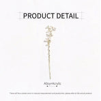 Pearl Flower Vine Hairpin Golden Chinese Style Bridal Hair Accessories