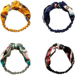 Women Lady Boho Bohemian Cross hair head headband band Scarf Wrap Bandana AU - Blue