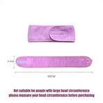 8-Colours Wrap Head Band Hairband Hair Band Adjustable Facial Make Up Face Wash Au - White