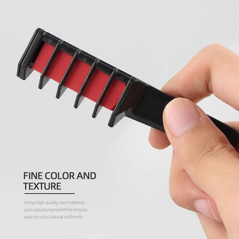 10 Colours Hair Chalk Comb Kit Temporary Hair Dye for Parties and Creative Play