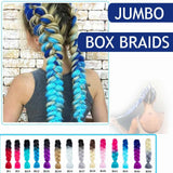 Coloured Jumbo Braiding Hair Extensions Braids Twist Hight Temperature Kanekalon - C14 - Top-Down View