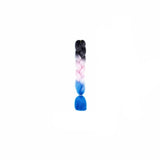 Coloured Jumbo Braiding Hair Extensions Braids Twist Hight Temperature Kanekalon - C1