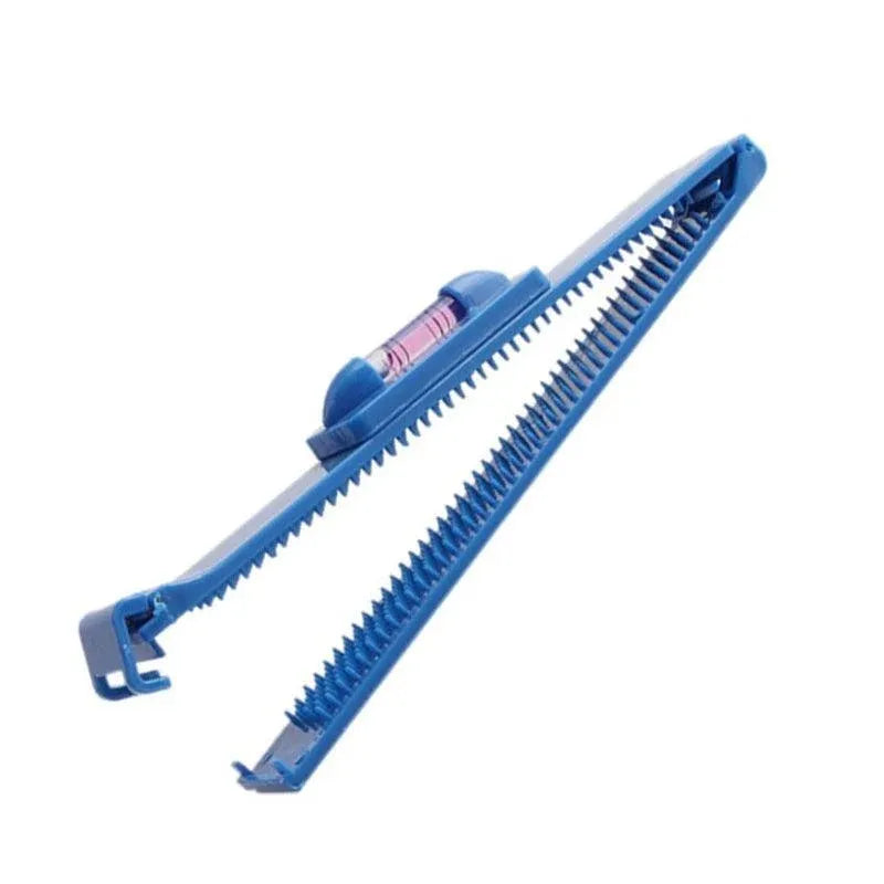 Hair Cutting Guide Tool Set for Bangs and Layers Fringe Trim Comb with Level Clips