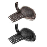 2Pcs Diy Invisible Hair Volume Increase Fluffy Puff Sponge Pad Clip Comb Girls