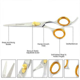 Professional Hairdressing Scissors Barber Salon Hair Cutting Shears Razor Sharp - 45-Degree Angle
