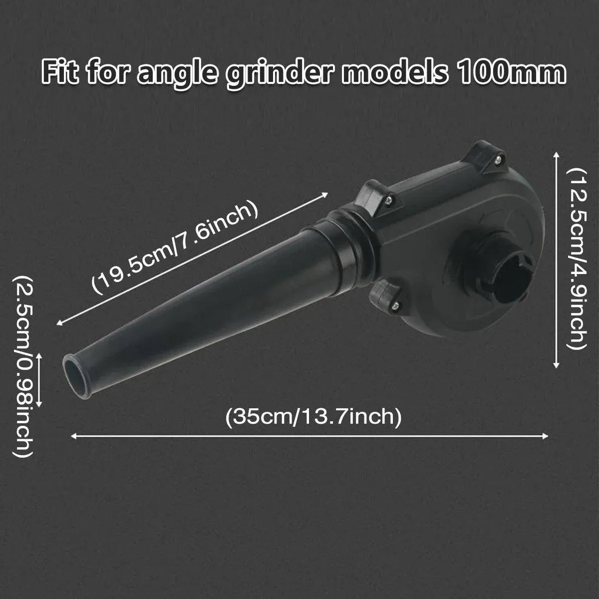2in1 Angle Grinder Blow Dryer Suction Converter Power Tool Accessories Kit