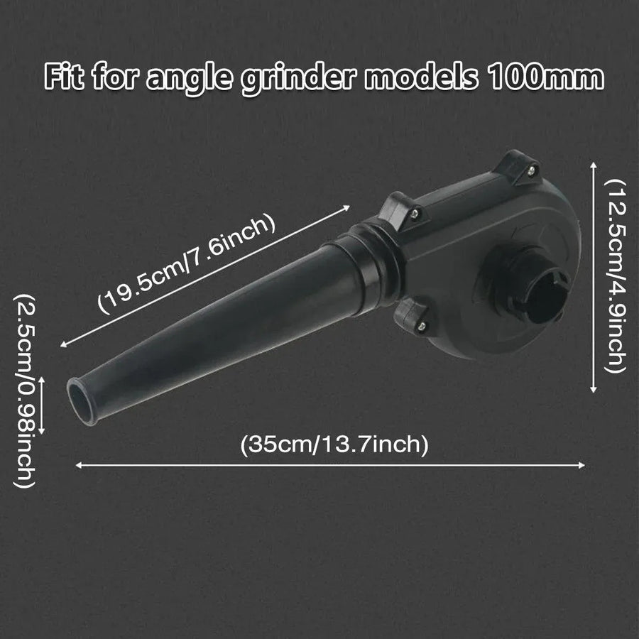 2in1 Angle Grinder Blow Dryer Suction Converter Power Tool Accessories Kit