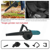 2in1 Angle Grinder Blow Dryer Suction Converter Power Tool Accessories Kit - 45-Degree Angle
