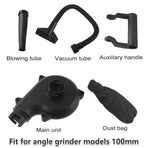 2in1 Angle Grinder Blow Dryer Suction Converter Power Tool Accessories Kit