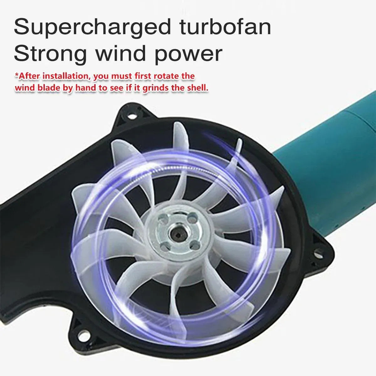 2in1 Angle Grinder Blow Dryer Suction Converter Power Tool Accessories Kit