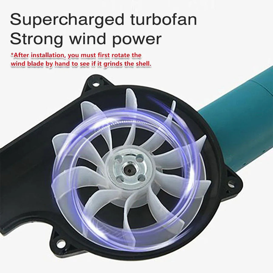 2in1 Angle Grinder Blow Dryer Suction Converter Power Tool Accessories Kit