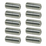 No Tie Locked Elastic Shoelace Shoe Lace Lazy Laces Sneakers Sports - Grey - Top-Down View