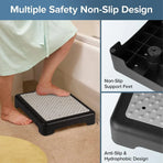 Non-Slip Half Step Stool 50 x 40 x 9.5 cm Indoor Outdoor Mobility Step, 1 Piece