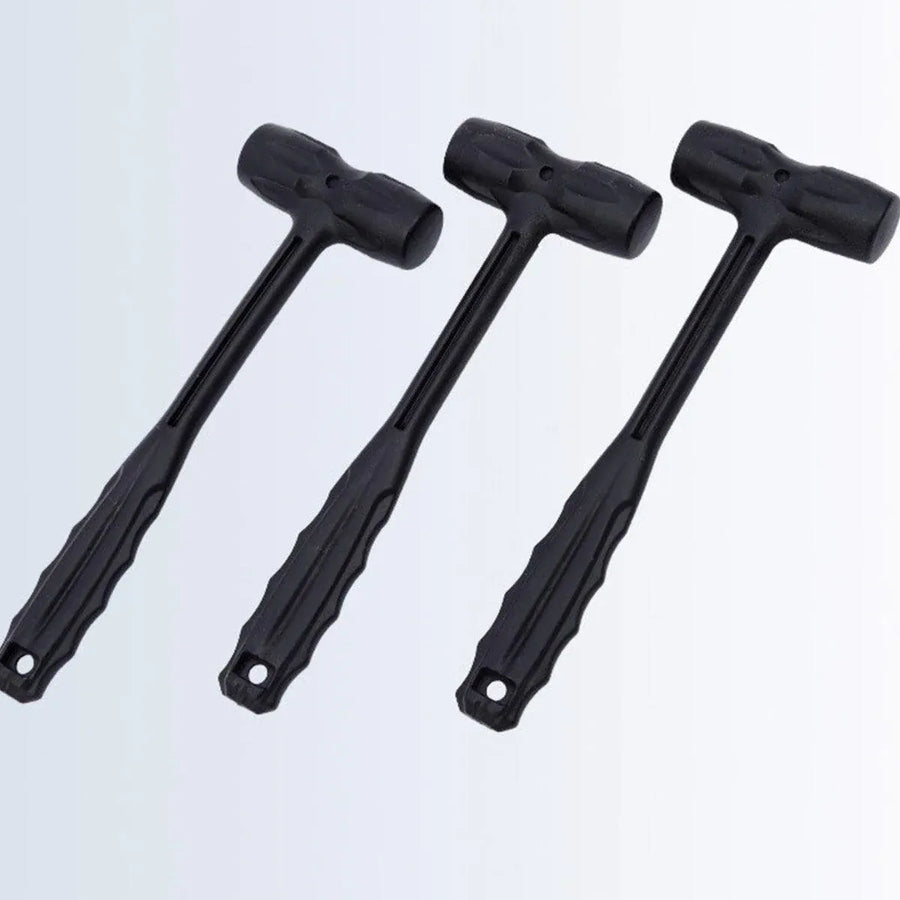 Portable Mini Plastic Hammer for Furniture Assembly and Decorative Use - Black