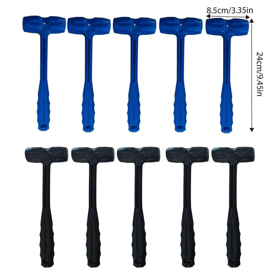 Portable Mini Plastic Hammer for Furniture Assembly and Decorative Use - Blue