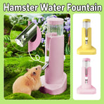 Hamster Water Dispenser Kettle Large Leak Proof Bracket Pet Drinking Supplies - Pink